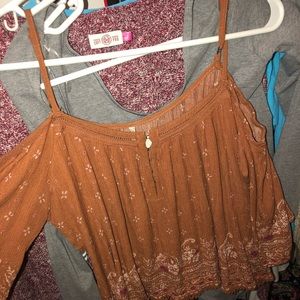 Forever 21 slit shirt!